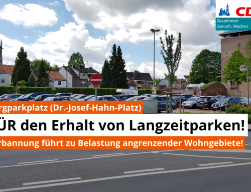 Burgparkplatz: FÜR den Erhalt von Langzeitparken